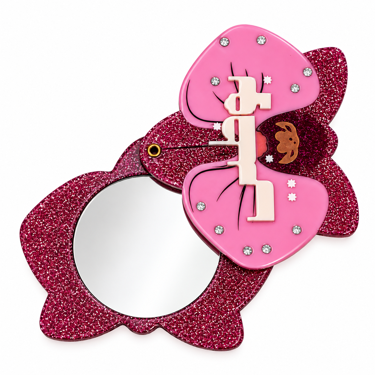 Abu Dhabi Pink Orchid Mirror