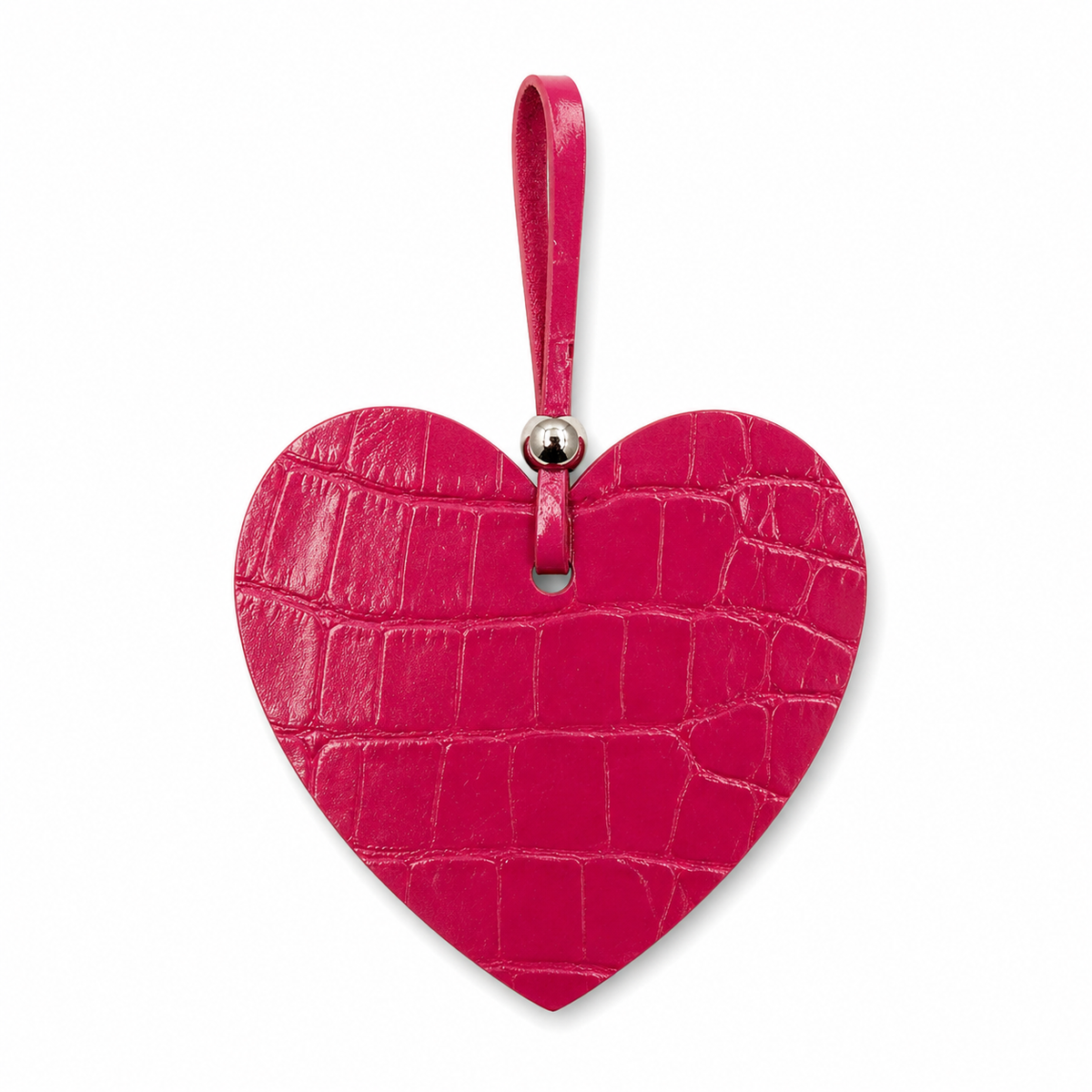 Croco Heart Charm